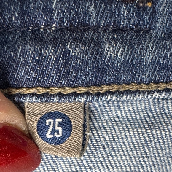 Citizens of Humanity Thompson Med Rise Cropped Skinny Denim Preloved Designer - Picture 12 of 13